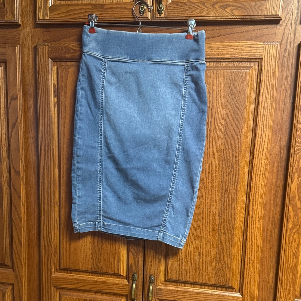 INC International Concepts Blue Pencil Skirt
